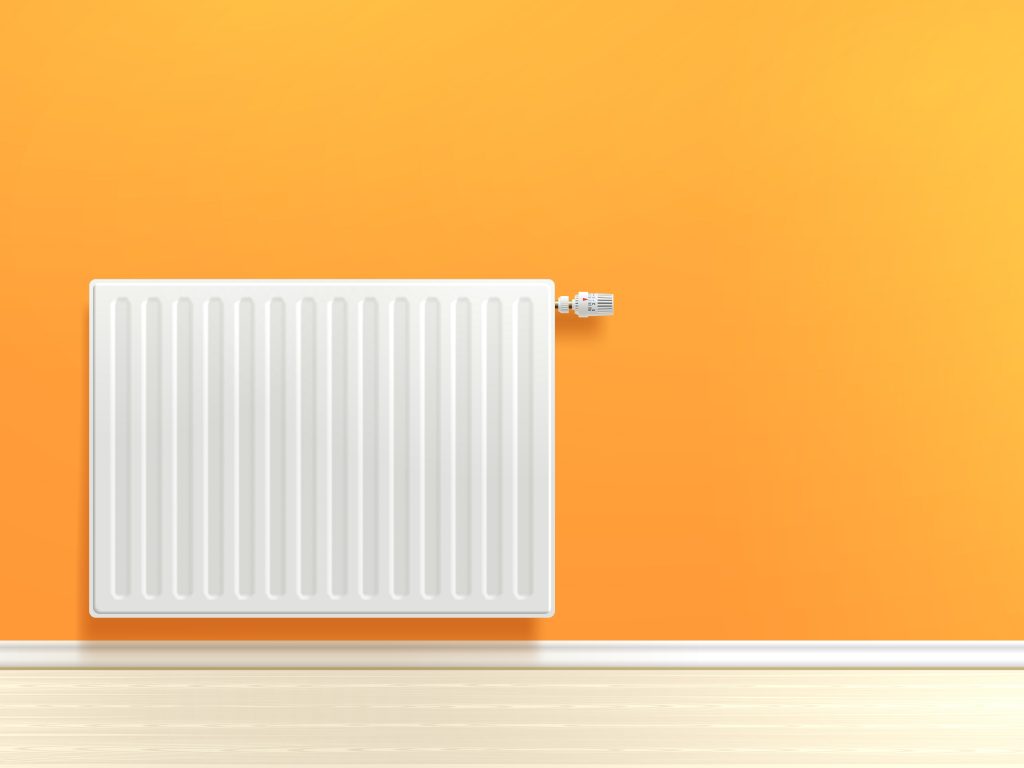 white radiator orange wall how to bleed radiators gas fast