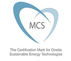 Certification mark for onsite sustainable energy technologies MCS logo